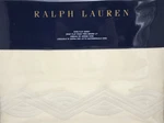 Lauren By Ralph King Flat Sheet Mulholland Drive, 100% Pima Cotton, Ivory. Fixed Price $159.95.