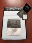 New Wamsutta Dream Zone Sateen Light Blue 400 Tc Cotton King Piece Sheet Set. Fixed Price $189.95.
