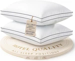 Lane Linen Bed Pillows Standard Size 2, Medium Soft Support Gusseted Hote. Fixed Price $35.99.