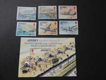 2009 Jersey Aviation Set & Miniature Sheet SG1410-6 Fine Used. Fixed Price $6.04.