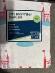 Your Zone Full Microfiber Sheet Set - Castles. Fixed Price $25.00.