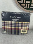 Ralph Lauren Madras Green Plaid Twin Fitted Sheet Cotton 39X75 Nos. Fixed Price $69.99.