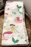 Pottery Barn Kids, Mermaid Full (flat Sheet Only) Organic Cotton Excellent!. Fixed Price $24.47.