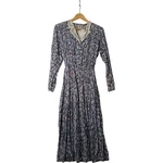 Laura Ashley Floral Maxi Dress Uk 10 Women's Blue Pink Lace Collar Vintage Prelo. Fixed Price $64.64.