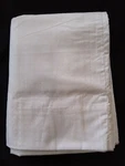 Koni Hotel Bedding Queen Top Sheet White Sateen Cotton Blend 250 Tc 100" X 124". Fixed Price $17.99.