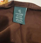 Vintage Ralph Lauren Saddle Brown Twin Fitted & Flat Sheets 100% Cotton Vgc. Fixed Price $35.00.