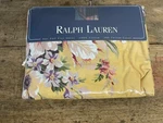 Ralph Lauren Brooke Floral Yellow Full Flat Sheet, Nip. Fixed Price $60.00.