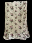 Vtg Euc Ralph Lauren Sophie Brooke Twin Flat Sheet Yellow Floral Rose Stripe Usa. Fixed Price $29.00.