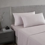 Vera Wang - Sheet Set, Luxury Sateen Cotton Bedding, King, Eyelet Pink. Fixed Price $84.80.
