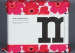 Marimekko Mini Unikko Red Maija Isola 200 Tc 100% Cotton Queen Sheet Set. Fixed Price $105.00.