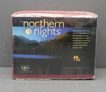 Northern Lights King Size Red Luxury Sheet Set Pima Cotton 340 Thread Count New. Fixed Price $64.95.