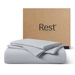 Bed Sheet Set Cali King 3PCS Breathable Light Gray No Flat Rest Evercool Starter. Fixed Price $369.99.