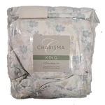 Nwt Charisma 6 Piece King Sheet Set Blue Floral Microfiber Super Soft Bedding. Fixed Price $89.99.