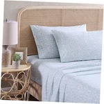 Tommy Bahama Cooling Sheet Set 100% Cotton Percale, Crisp King Koya Bay Blue. Fixed Price $82.41.