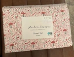 London Kaye Strawberries Queen Sheet Set 4-PIECE. Fixed Price $47.99.