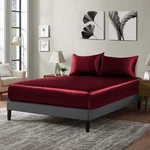 Pothuiny Satin Fitted Sheet Twin Xl Size, 1 Single Only, Extra.... Fixed Price $27.26.
