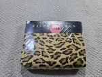 Ralph Lauren Aragon Queen Fitted Sheets New Vintage Leopard Print Sealed. Fixed Price $174.98.