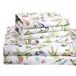 Virah Bella Floral Bird (bright) 4-PIECE Sheet Set. Fixed Price $39.95.