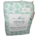 Patina Vie Cabot Cove Green Fish Queen Sheet Set 4P Polyester Nautical. Fixed Price $63.99.