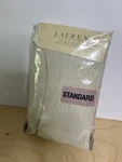 Lauren Ralph Modern Naturals Standard Pillowcases Cream Striped 21X32IN. Fixed Price $150.00.
