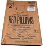 Utopia Bedding Pillows Standard White 2 Pack. Fixed Price $39.87.