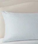 Calvin Klein King Pillowcases Light Gray Blue Floral Pin Dot 100% Cotton Sateen. Fixed Price $29.74.