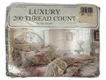 Twin Sheet Bed Set Floral Vtg Dan River Usa Non Iron 200 Thread Count. Fixed Price $44.99.