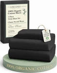 100% Organic Cotton Twin Bed Set, 3 Pc Size Soft & Breath. Fixed Price $87.99.