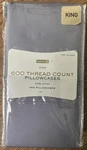 Home King Pillowcases Set 2 White 600 Thread Count 100% Cotton. Fixed Price $29.00.