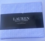Ralph Lauren Full Sheet Set 4 Pcs 100% Cotton Deep Fit Blue/gray Medallion. Fixed Price $69.00.