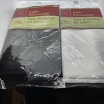 Satin Pillowcase Queen Size 100% Silky 20X30 - Black & White New. Fixed Price $15.40.