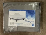 Cottington Egyptian Cotton Half Split King - Fitted Sheets Light Grey New. Fixed Price $19.99.