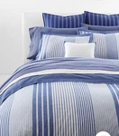 Lauren Ralph Kent Cotton-linen Queen Sheet Set Navy. Brand New!. Fixed Price $225.00.