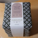 Threshold Ultra Soft Flannel Full Sheet Set 100% Cotton Dark Green Floral. Fixed Price $39.00.