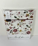 Anne De Solene Anna Queen Flat Sheet Cotton Percale Floral. Fixed Price $78.00.