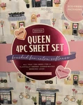 Envogue Queen Sheet Set Valentine Town New. Fixed Price $35.00.