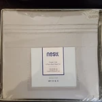 Nestl Luxury Hypoallergenic Stone Gray 4 Piece Queen Sheet Set 100% Microfiber. Fixed Price $20.00.