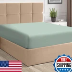 Pizuna Pure 100 Cotton Twin Fitted Sheet Sea Foam Luxurious 400 Thread Count. Fixed Price $69.16.