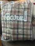 Bare Home Red, Cream And Black Plaid Flannel Sheet Set Twin Xl New Bag. Fixed Price $48.00.