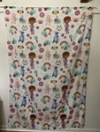 Doc Mcstuffins Bedding Set Flat & Fitted Sheet + 1 Pillowcase Fabric Size Twin. Fixed Price $20.00.