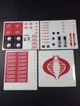 Cobra Terror Dome Sticker Sheet Set Gi Joe New Custom Repro Peel & Stick, Read!. Fixed Price $29.99.