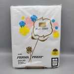Vintage Nos Sears Perma Prest White Percale Full Flat Sheet 81X104 Sealed New. Fixed Price $12.64.