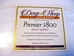 Split Queen Sheets Set 5 Pieces-premier 1800 By Deep Sleep Collection White. Fixed Price $49.00.