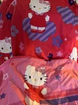 Hello Kitty Sanrio Sheet Set Twin Fitted Flat Case Stripes & Stars Kawaii. Fixed Price $29.99.
