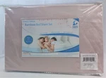 Hotel Sheets Direct Bamboo 3 Pc Set Twin Xl Flat, Fitted, Pillowcase Light Pink. Fixed Price $71.99.