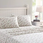 Laura Ashley Flannel Sheets Twin Size, Antipilling & Wrinkle Resistant. Fixed Price $74.89.
