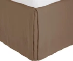 Fancy Collection Easy Care Tailored Microfiber Bed Skirt Solid King, Taupe. Fixed Price $14.76.