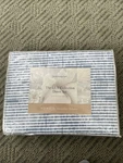 Queen Duvet Cover Set (the Lux Collection) White And Blue Striped. Fixed Price $29.99.