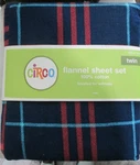 Target Circo Plaid Flannel Twin Sheet Set 100% Cotton New. Fixed Price $16.00.