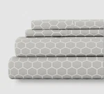 Ienjoy Home Gray Farmhouse Premium Honeycomb 4-PIECE Bed Sheet Set Size, Queen. Fixed Price $25.92.
